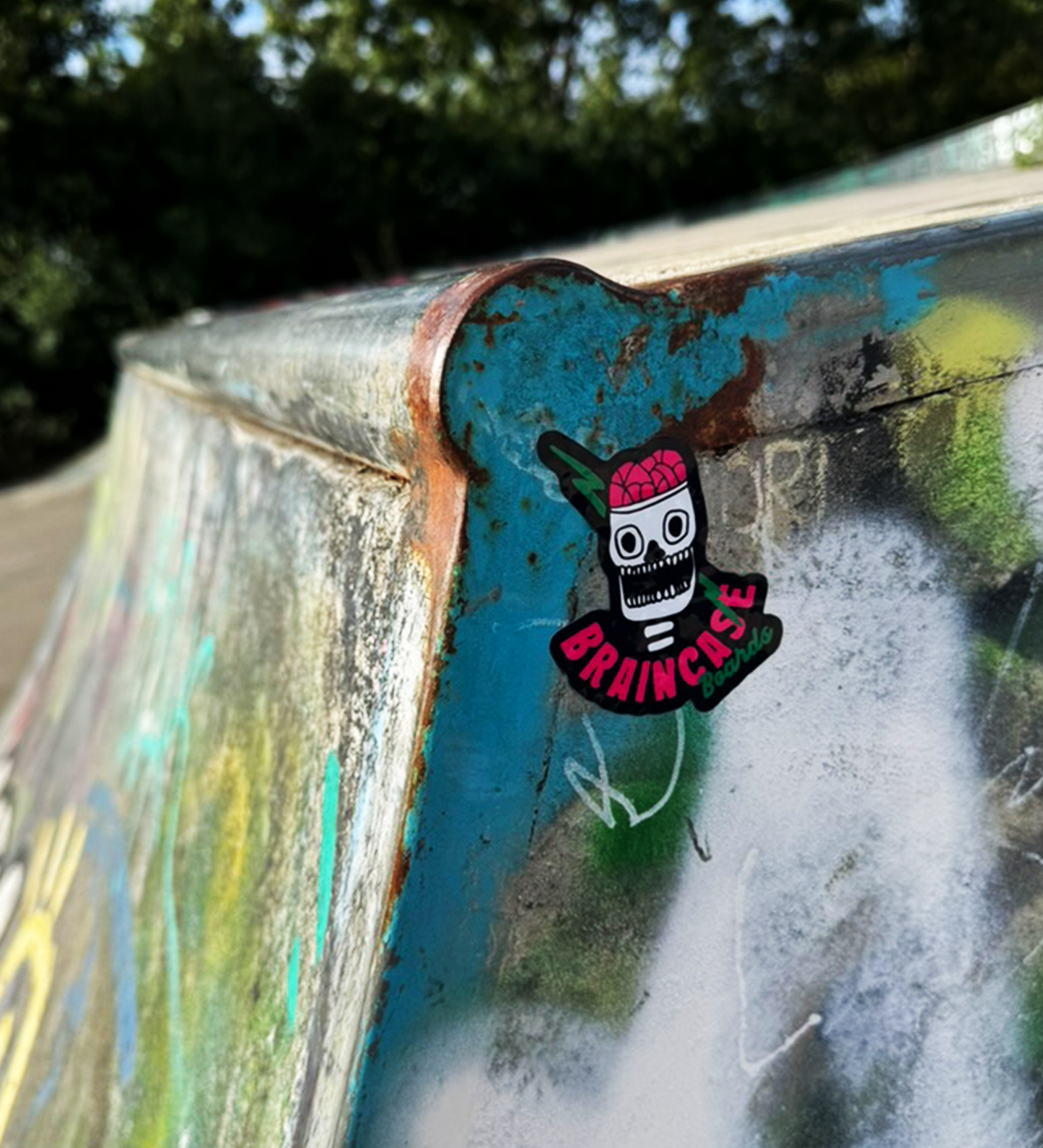 BRAINCASE STICKER [GREEN]